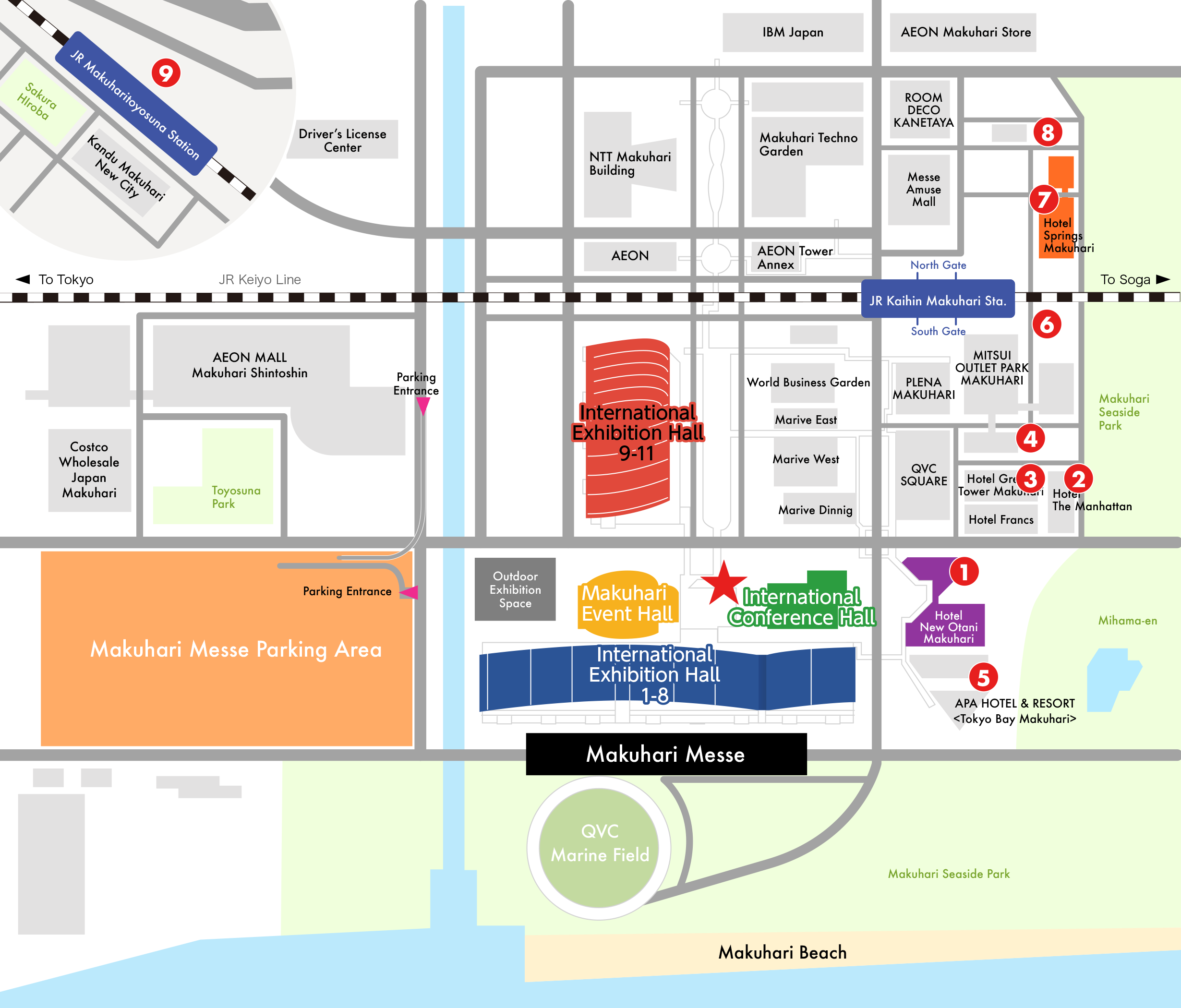 Hotel map